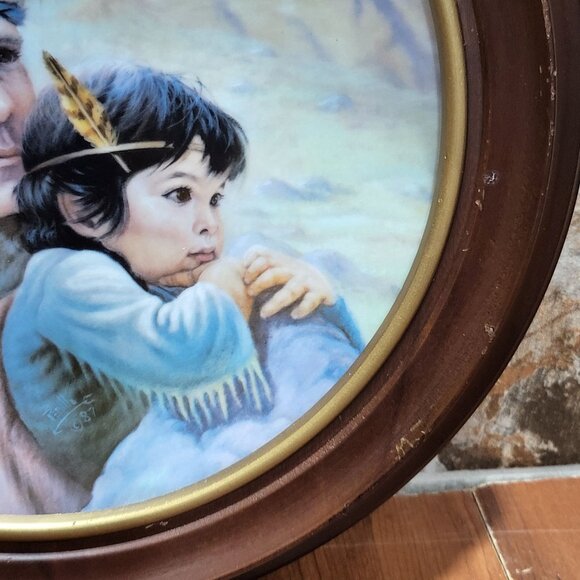 Vague Shadows The Kjowa Nation Decorative Collector Plate by Perillo - Picture 8 of 16